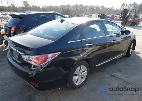 2013 Hyundai Sonata Hybrid z USA, uszkodzony, nr VIN KMHEC4A42DA083836